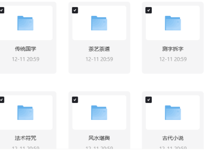 某宝花199元买的100G传统国学资料